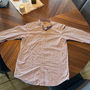 Duluth Trading Large Tall Plaid Dress Shirt